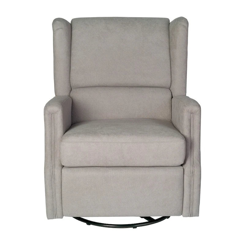 Fauteuil inclinable manuel rembourré à bascule pivotant à oreilles