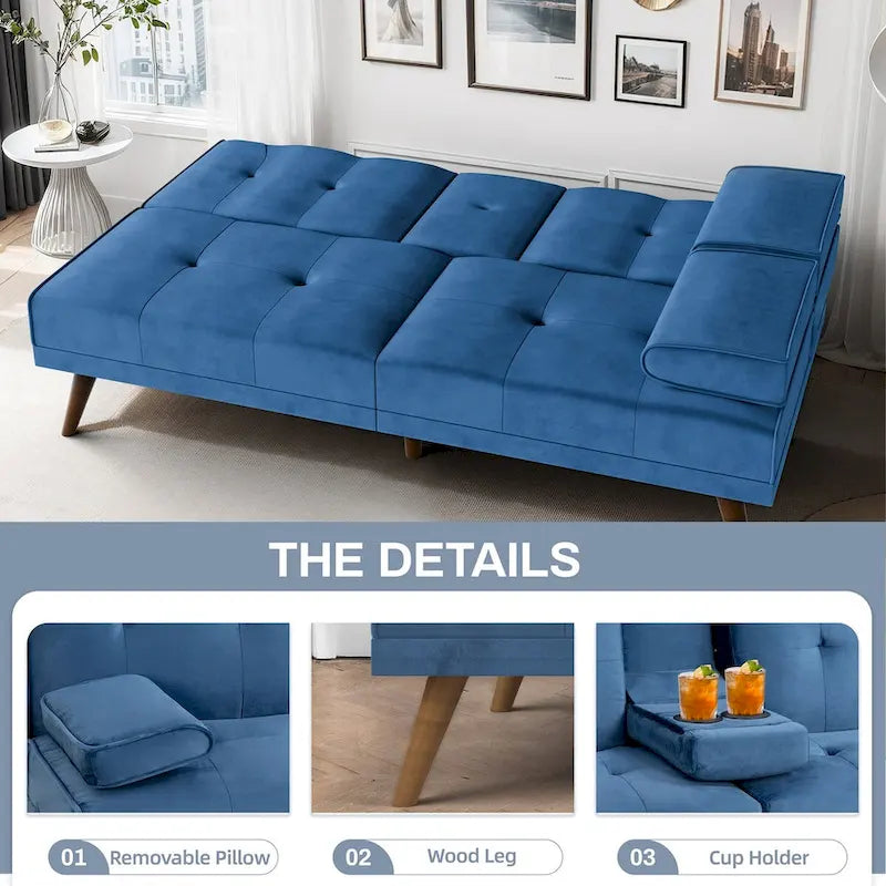 Futzca Canapé-lit Futon, Petit canapé-lit causeuse