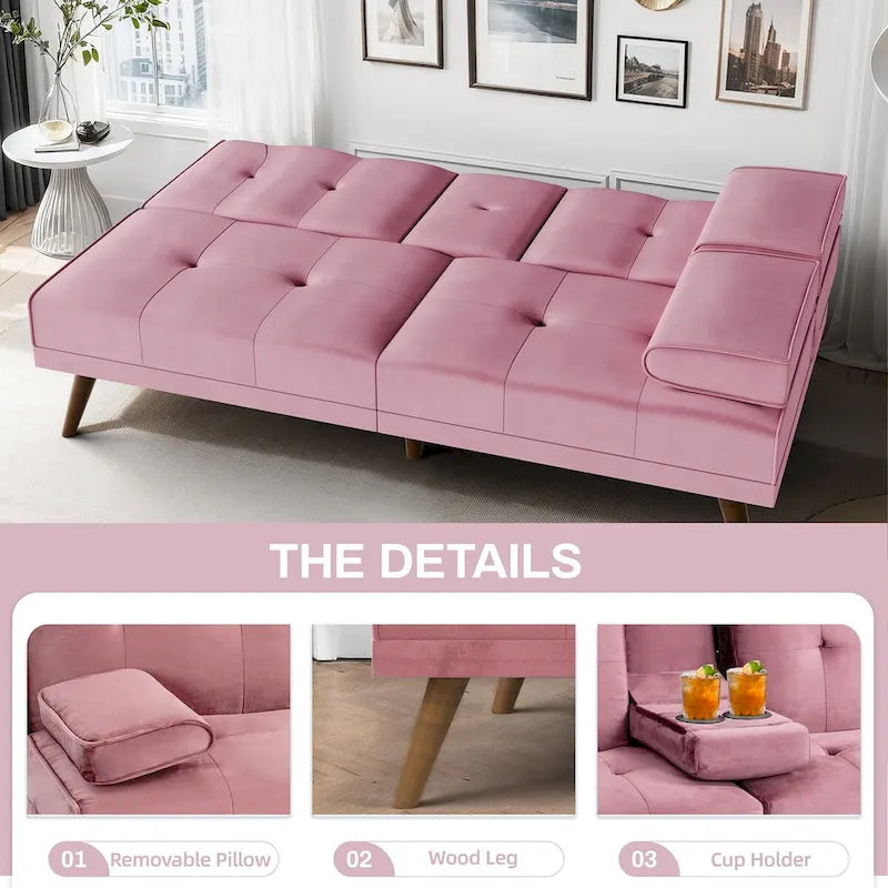 Futzca Canapé-lit Futon, Petit canapé-lit causeuse