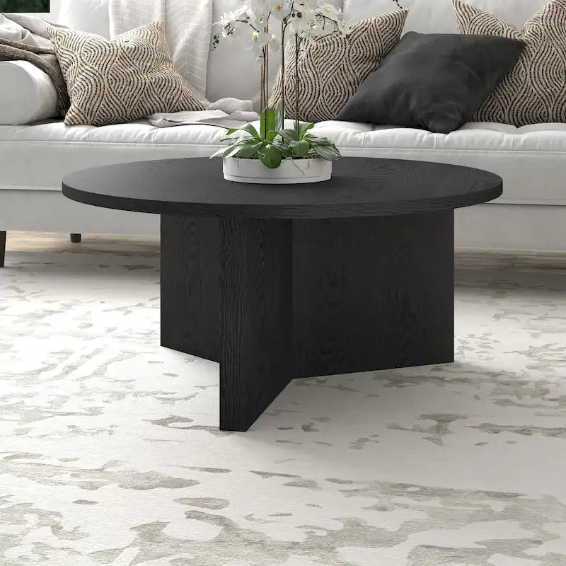 Table basse ronde Anders de 36 po de largeur - 36 po de largeur