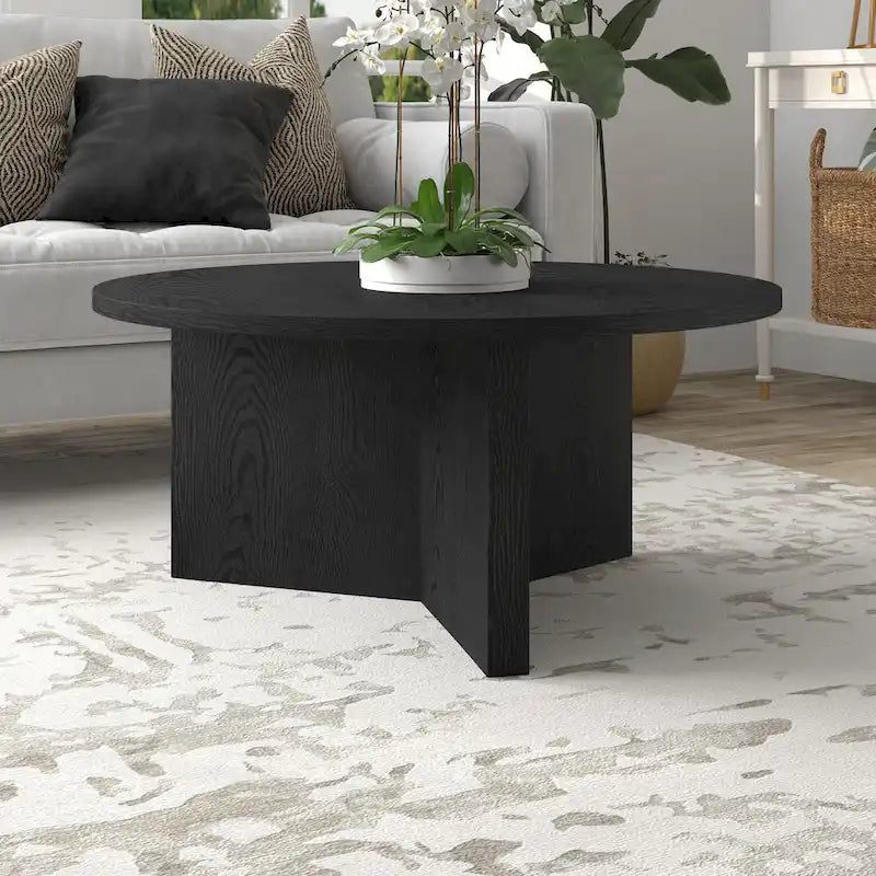 Table basse ronde Anders de 36 po de largeur - 36 po de largeur