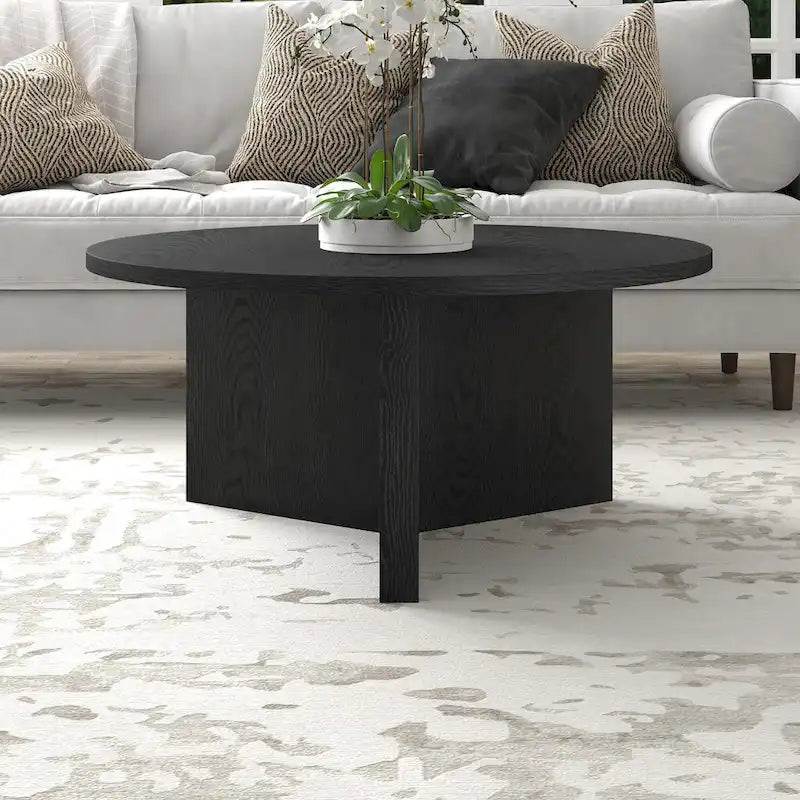 Table basse ronde Anders de 36 po de largeur - 36 po de largeur
