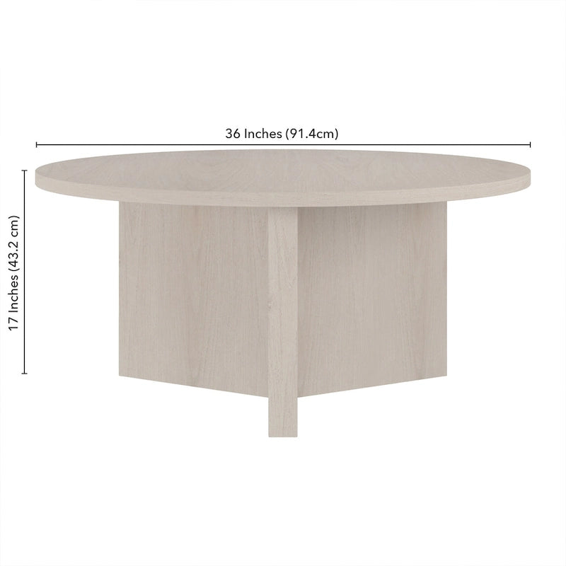 Table basse ronde Anders de 36 po de largeur - 36 po de largeur