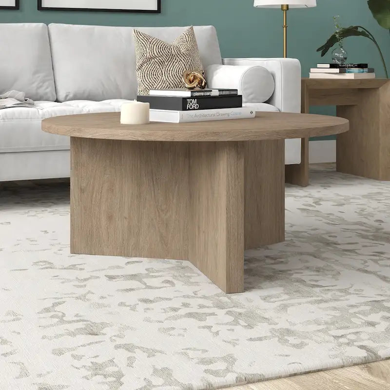 Table basse ronde Anders de 36 po de largeur - 36 po de largeur