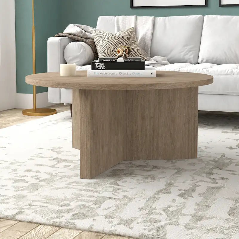 Table basse ronde Anders de 36 po de largeur - 36 po de largeur
