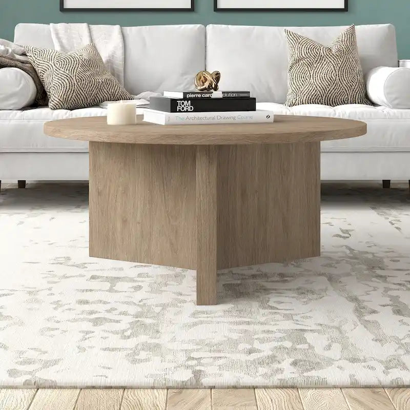 Table basse ronde Anders de 36 po de largeur - 36 po de largeur