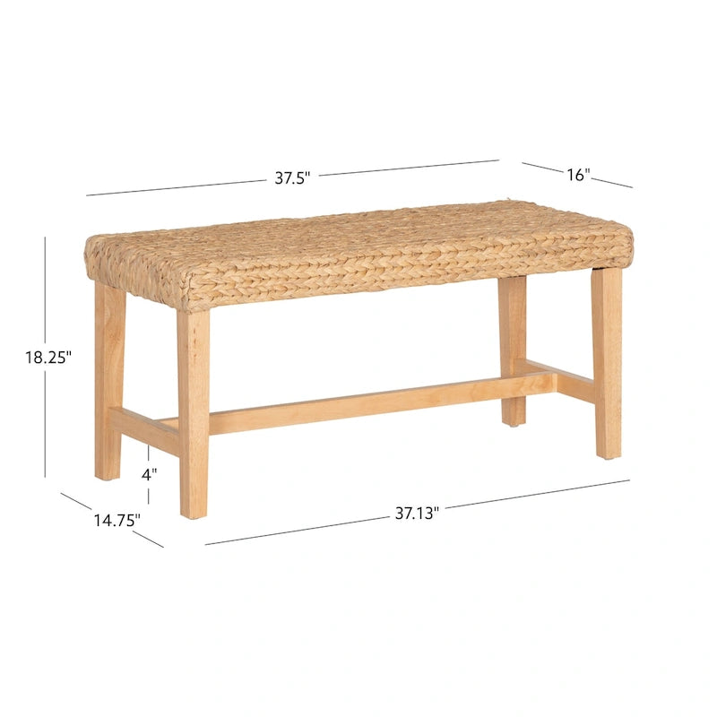 Banc naturel Christiansen Hyacinth