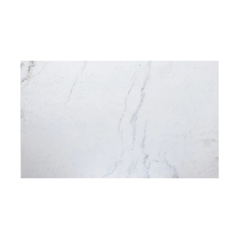 Console moderne Aurelle Home Pariso avec plateau en marbre blanc - 42 L x 30 H x 14 P