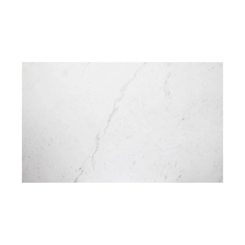 Console moderne Aurelle Home Pariso avec plateau en marbre blanc - 42 L x 30 H x 14 P
