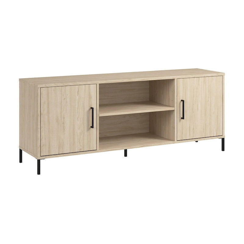 Meuble TV Bush Furniture Essence 58W avec portes et étagères