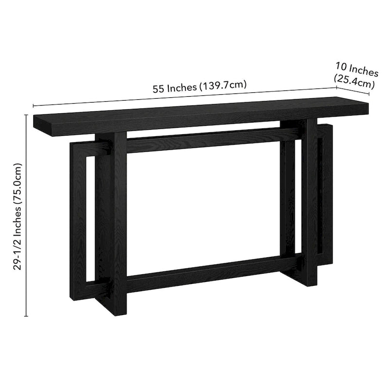 Breslow 55 Large console rectangulaire - 55 po de largeur