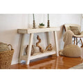 Single Top A-Frame 46x7x28H Slim Console Table