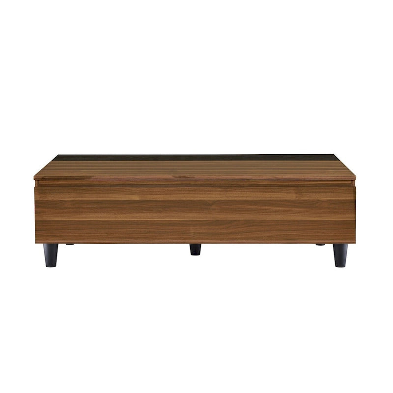 Table basse relevable ACME Avala noyer et noir