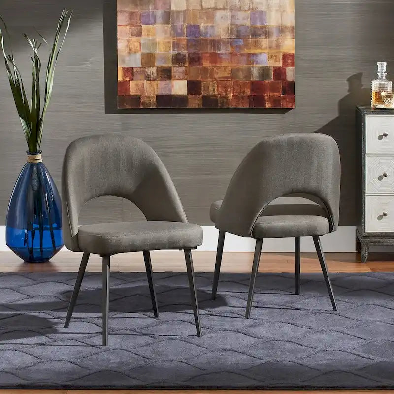 Chaises de salle à manger rembourrées Presley (Lot de 2) par iNSPIRE Q Modern