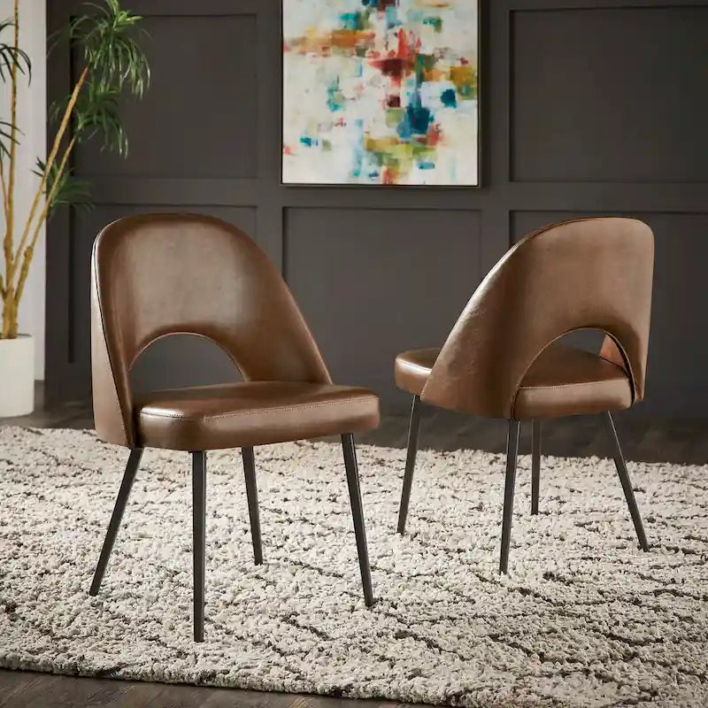 Chaises de salle à manger rembourrées Presley (Lot de 2) par iNSPIRE Q Modern