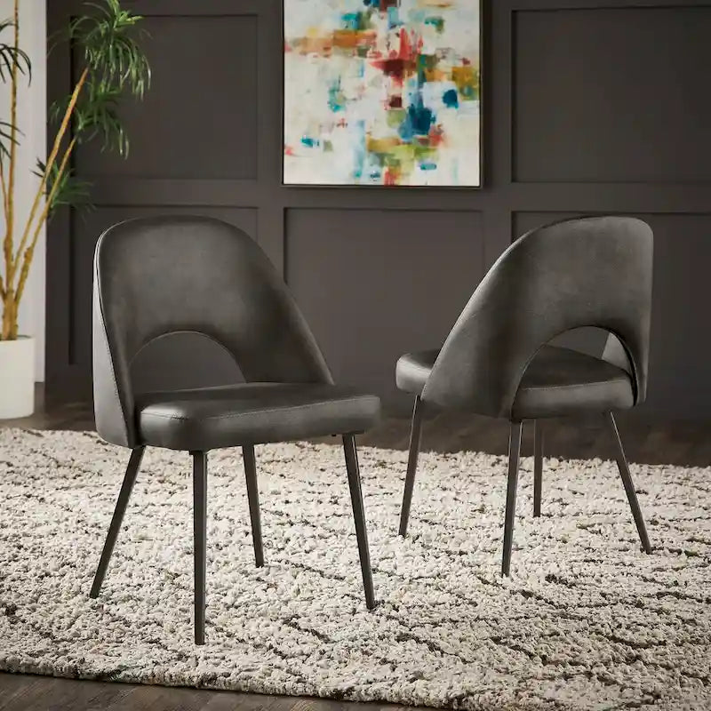 Chaises de salle à manger rembourrées Presley (Lot de 2) par iNSPIRE Q Modern