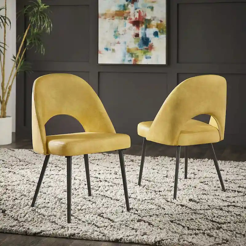 Chaises de salle à manger rembourrées Presley (Lot de 2) par iNSPIRE Q Modern