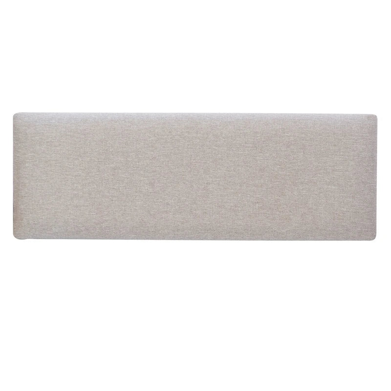 Banc de salle à manger McKee blanc rembourré avec rangement