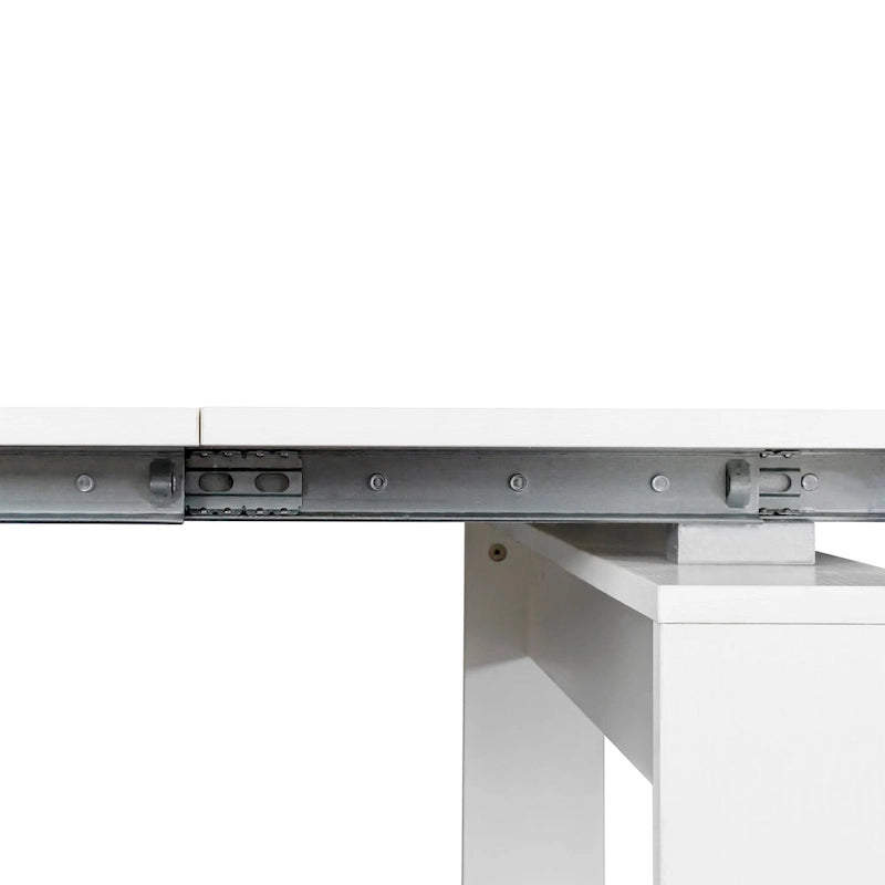 Table Console Extensible Multifonctionnelle 2 en 1, Table à Manger pour 4 à 8 Personnes avec 5 Dimensions Différentes