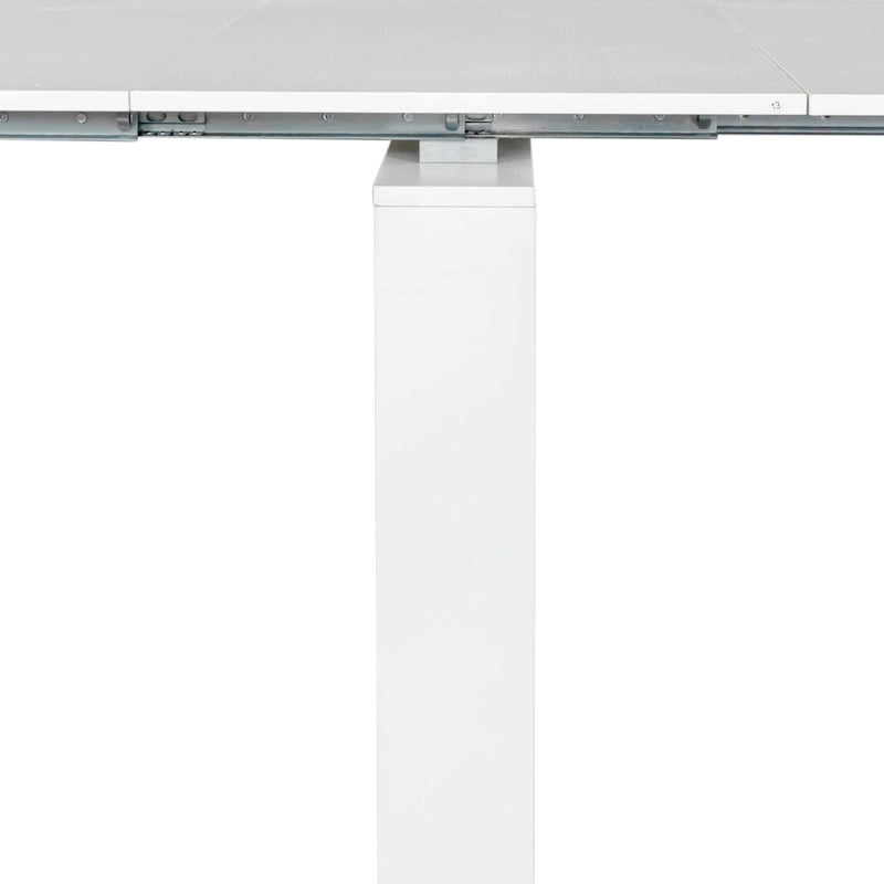 Table Console Extensible Multifonctionnelle 2 en 1, Table à Manger pour 4 à 8 Personnes avec 5 Dimensions Différentes