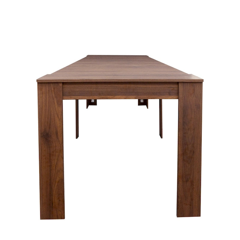Table Console Extensible Multifonctionnelle 2 en 1, Table à Manger pour 4 à 8 Personnes avec 5 Dimensions Différentes