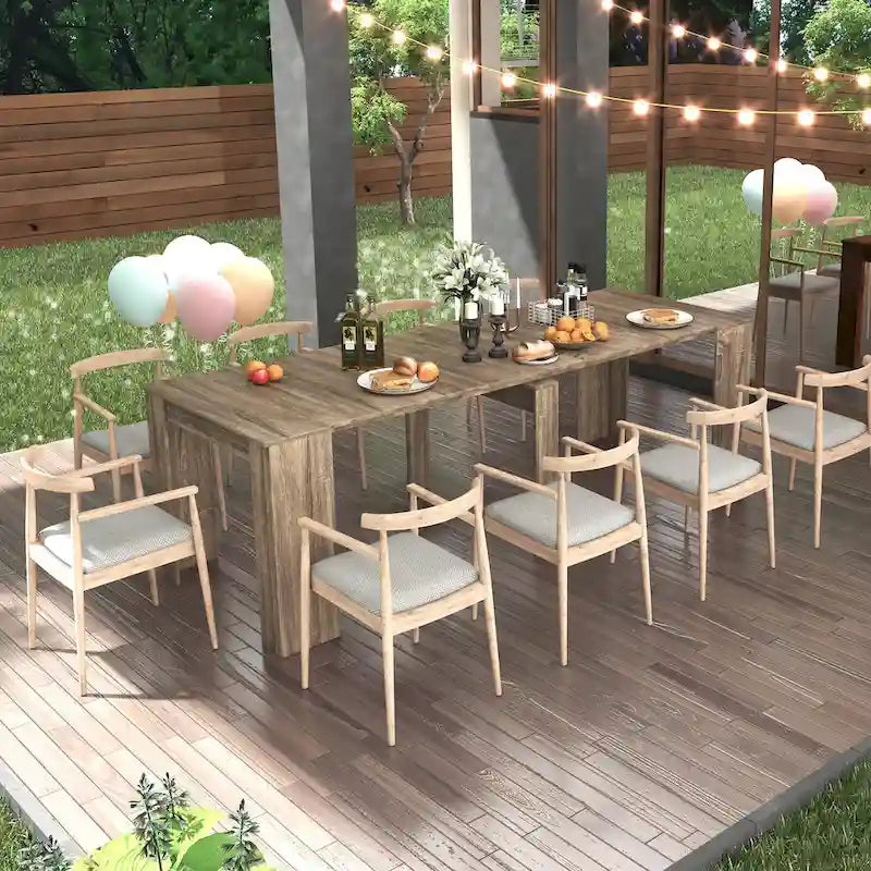 Table Console Extensible Multifonctionnelle 2 en 1, Table à Manger pour 4 à 8 Personnes avec 5 Dimensions Différentes