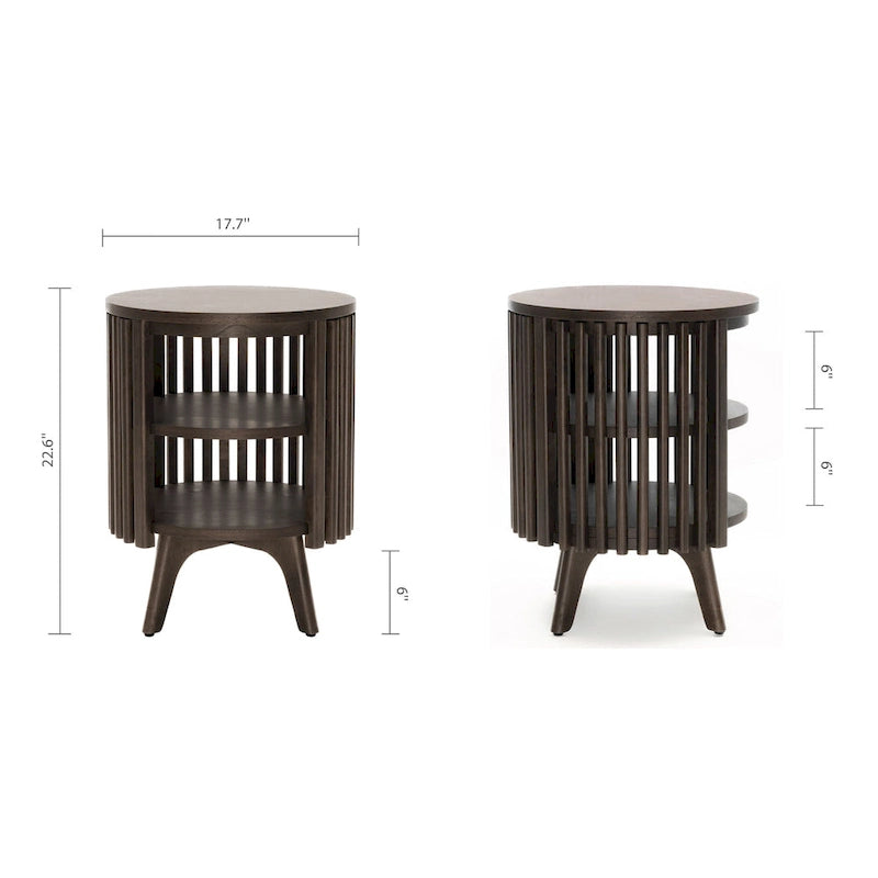 Table d'appoint Sierra Studio London avec rangement et table d'appoint ronde