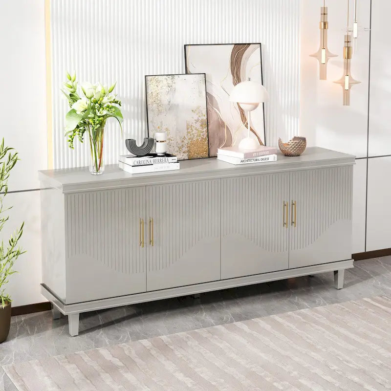 Buffets modernes à 4 portes avec rangement pour salon, chambre et cuisine
