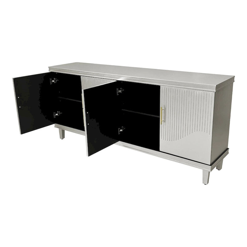 Buffets modernes à 4 portes avec rangement pour salon, chambre et cuisine