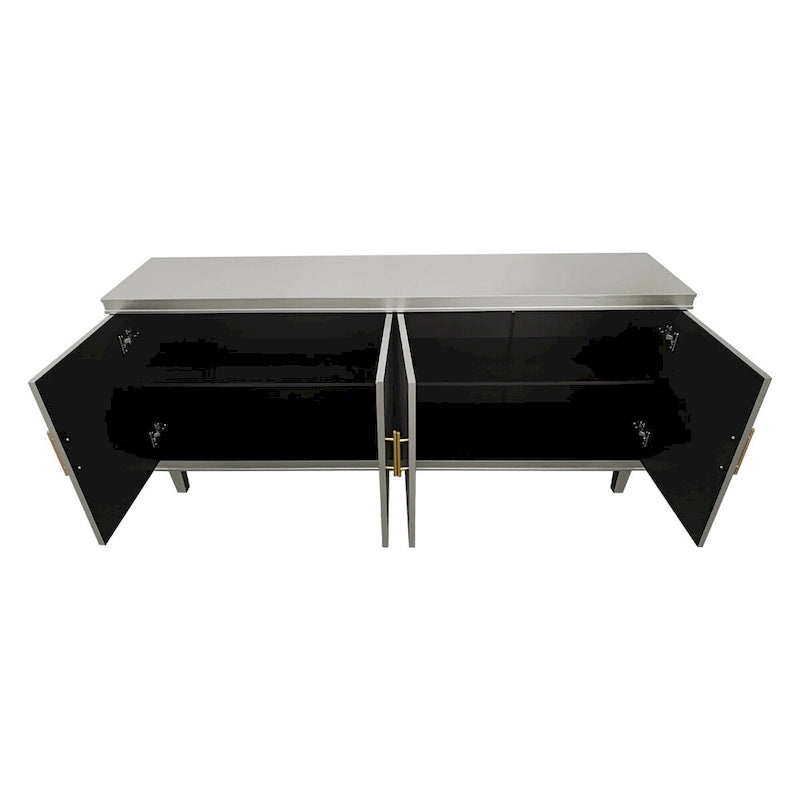 Buffets modernes à 4 portes avec rangement pour salon, chambre et cuisine