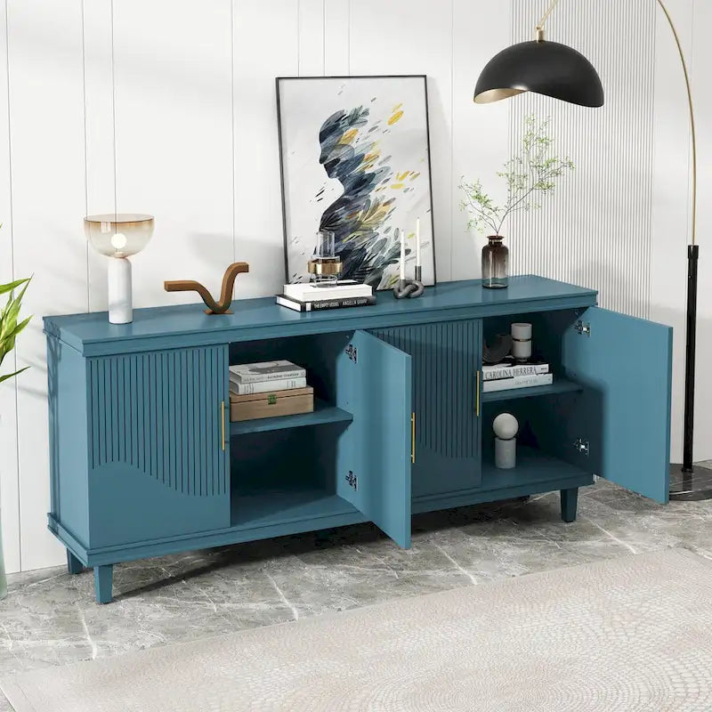 Buffets modernes à 4 portes avec rangement pour salon, chambre et cuisine