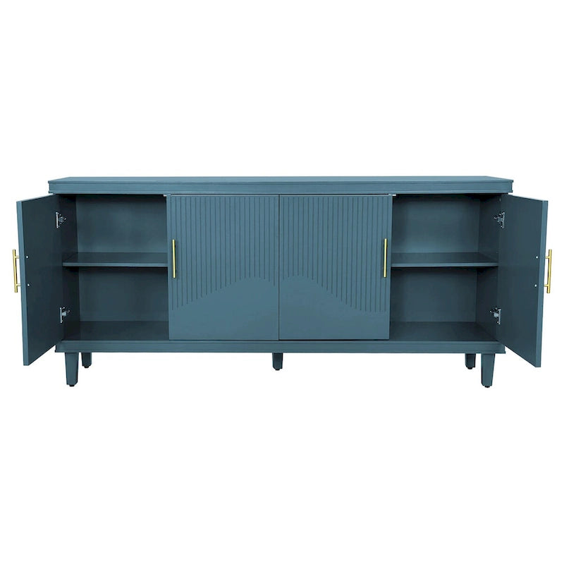 Buffets modernes à 4 portes avec rangement pour salon, chambre et cuisine