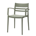 Chaise d'appoint en polypropylène du milieu du siècle, lot de 4