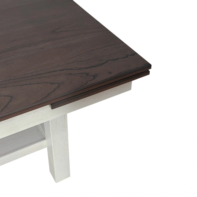 Ensemble table à tréteaux blanche Brook Bay avec chaises - 5, 6 ou 7 pièces