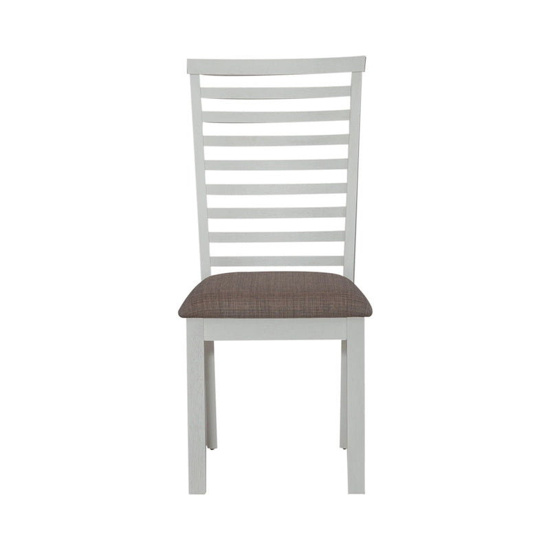 Ensemble table à tréteaux blanche Brook Bay avec chaises - 5, 6 ou 7 pièces
