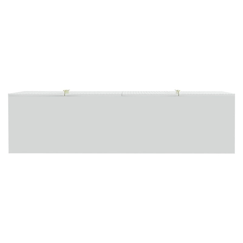 Buffet de salle à manger 4 portes avec poignées dorées en métal - 152,4L x 38,6l x 80H cm