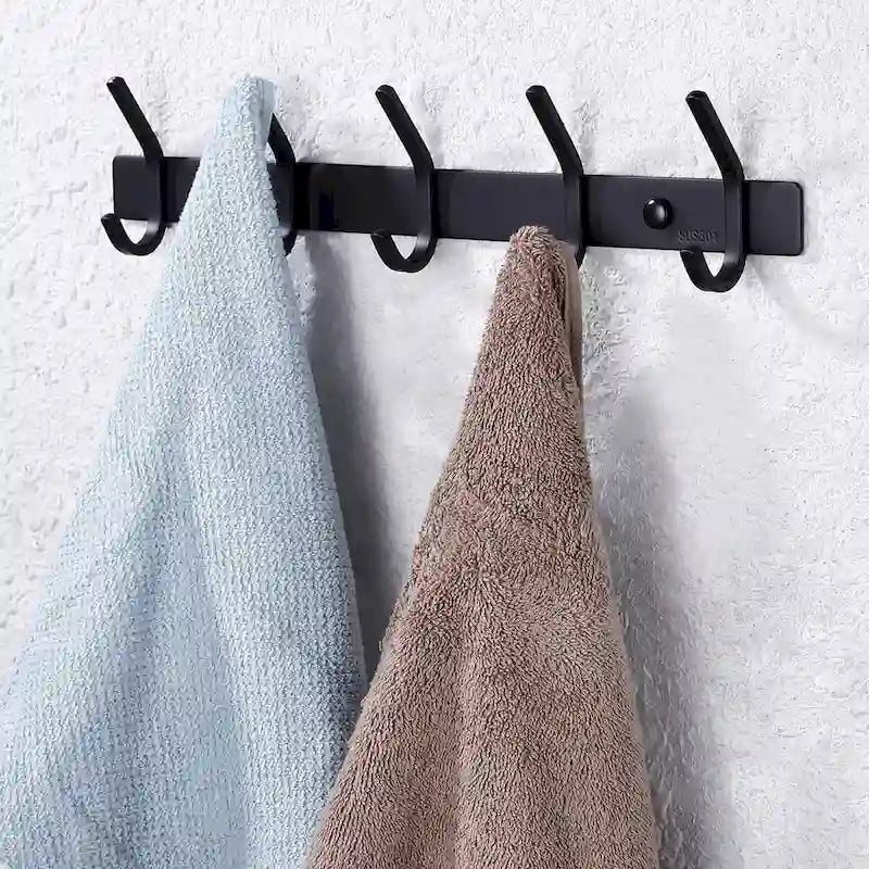Bathroom Robe and Towel Hook Rack with 5 Hooks