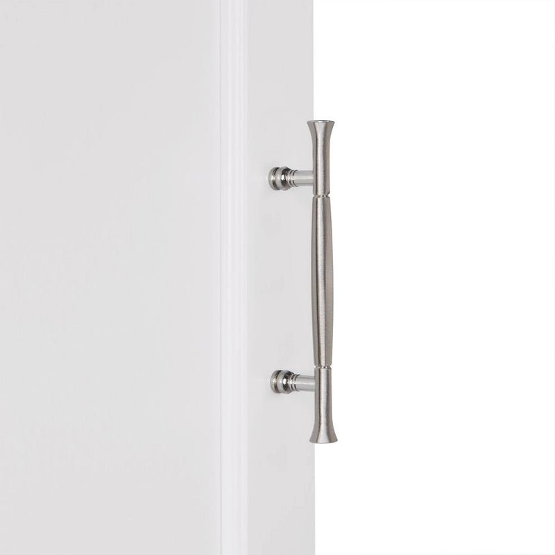 Armoire de rangement à deux portes RiverRidge Somerset avec tiroir et étagère réglable pour salle de bain et buanderie - Blanc - N/A