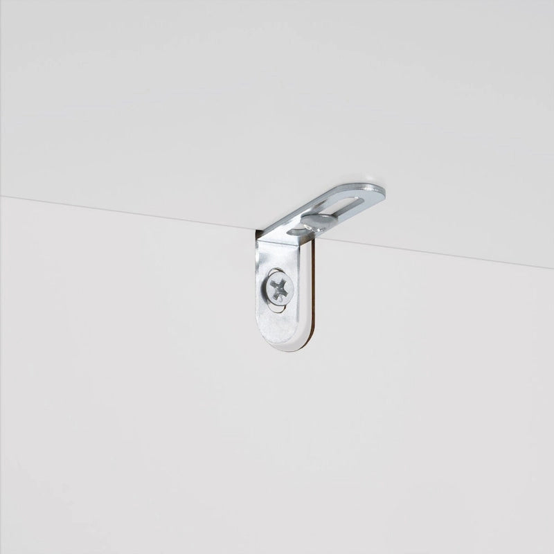 Armoire de rangement à deux portes RiverRidge Somerset avec tiroir et étagère réglable pour salle de bain et buanderie - Blanc - N/A