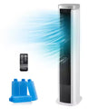 Costway Refroidisseur d'air par évaporation portable 3 en 1 102 cm Ventilateur tour sans pales avec minuterie