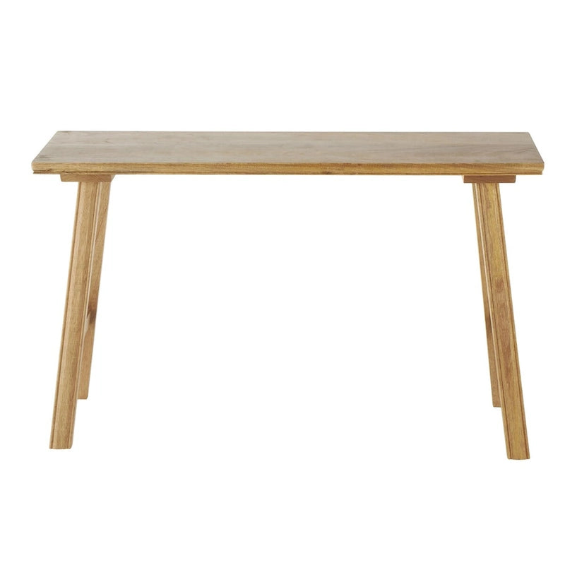 Banc d'intérieur traditionnel fait main en bois de manguier - Marron - Roche River Decor