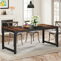 Table à manger moderne 71 pour 6-8 personnes, Table de cuisine pour salle à manger - 70.87 L x 31.50 W x 29.53 H