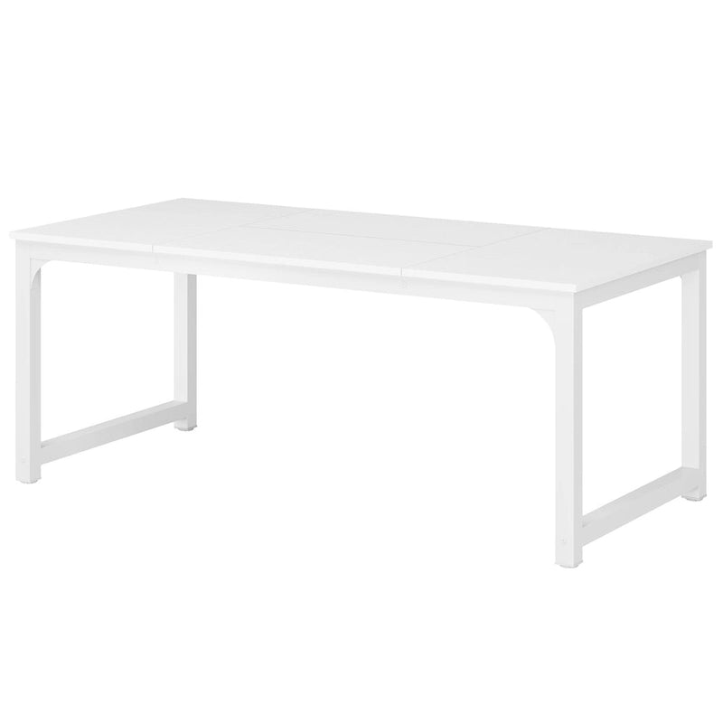 Table à manger moderne 71 pour 6-8 personnes, Table de cuisine pour salle à manger - 70.87 L x 31.50 W x 29.53 H