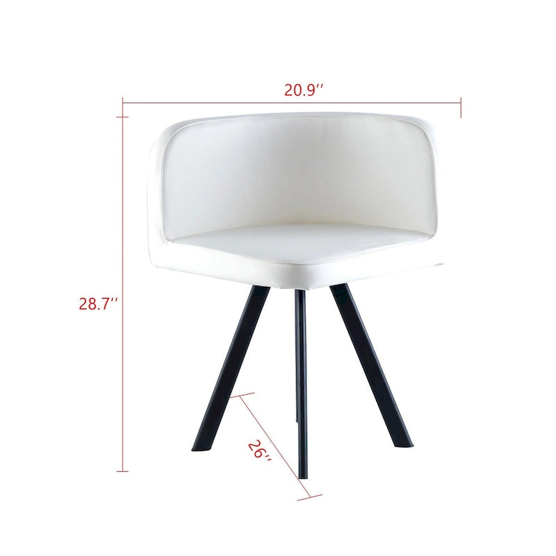 Ensemble de salle à manger moderne 7 pièces, table à manger rectangulaire avec 6 chaises pour salle à manger, cuisine