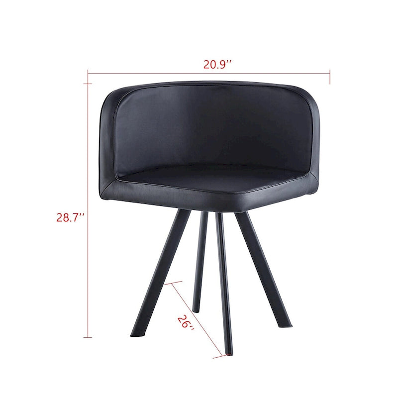 Ensemble de salle à manger moderne 7 pièces, table à manger rectangulaire avec 6 chaises pour salle à manger, cuisine