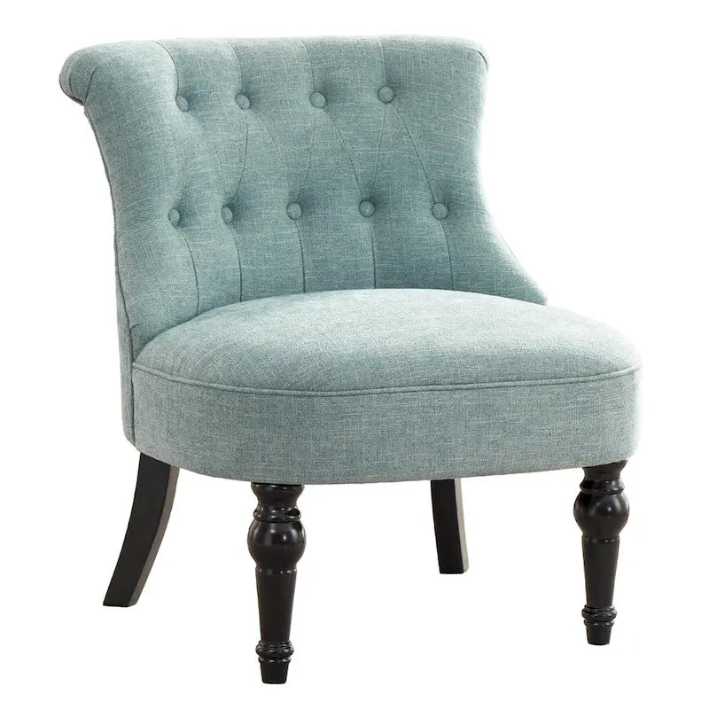 Fauteuil d'appoint confortable sans accoudoirs pour le salon