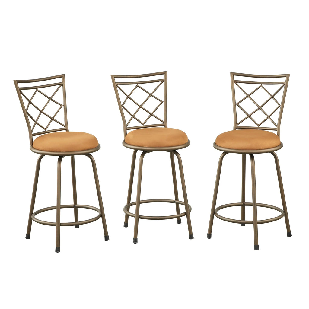 Tabourets Alyssa à hauteur réglable et pivotants Simple Living (lot de 3)