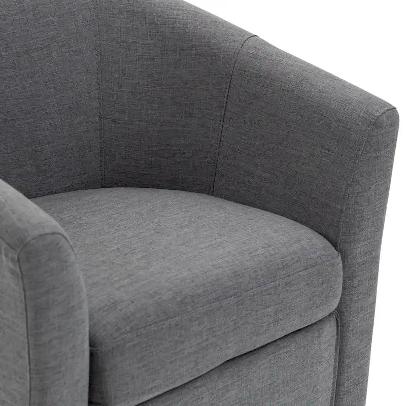 Lot de 2 fauteuils pivotants modernes avec accoudoirs pour salon
