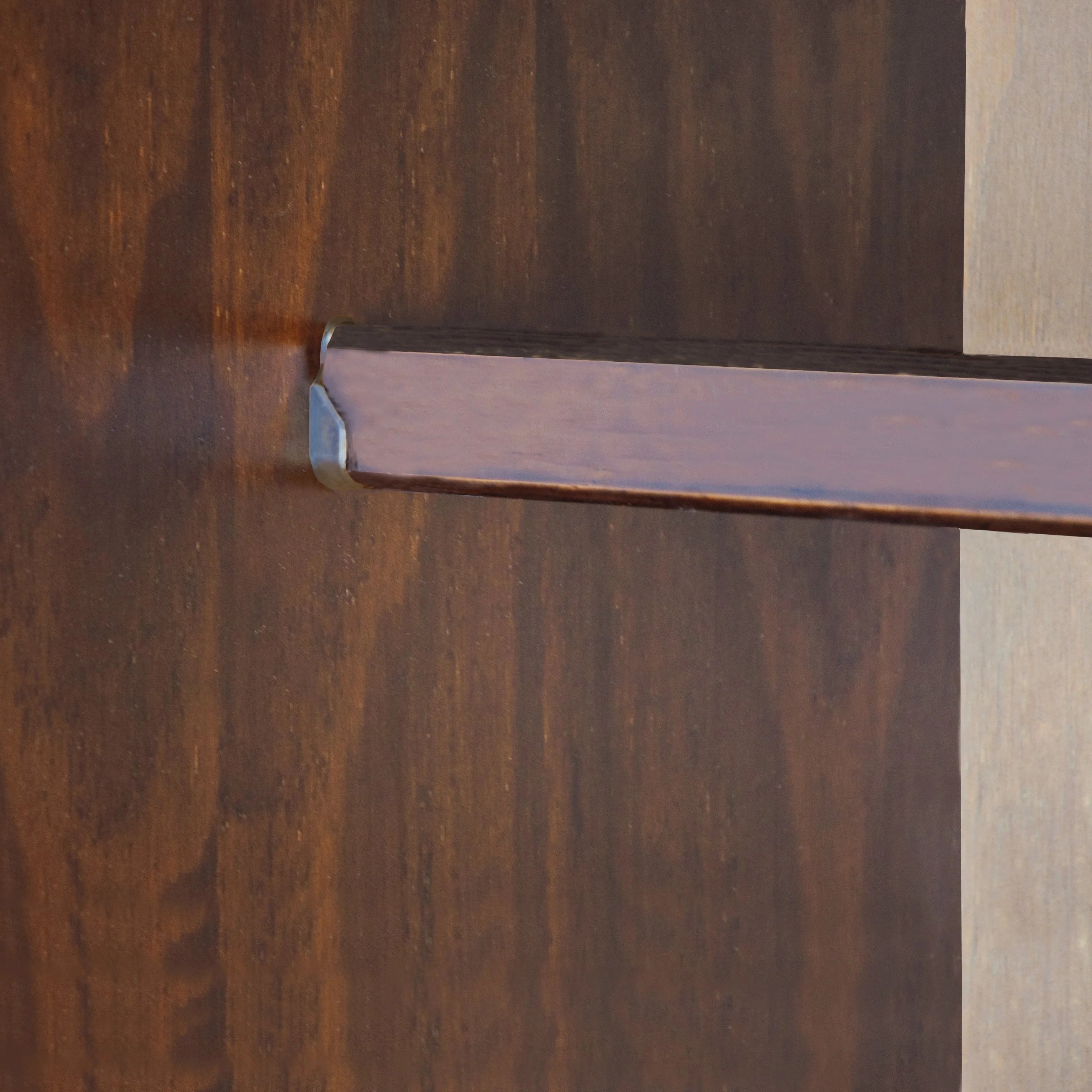 Palace Imports Armoire Cosmo 3 portes 100 % bois massif avec portes en bois massif ou portes miroir