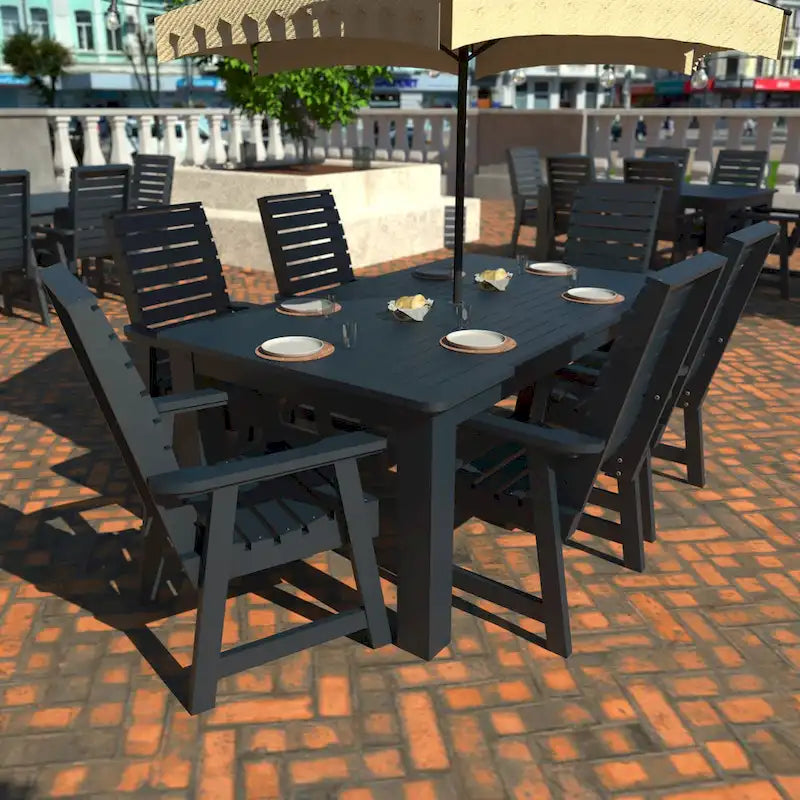 Ensemble de salle à manger d'extérieur 7 pièces HIGHWOOD PROFESSIONAL 42x72